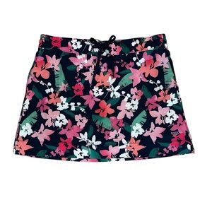 Speedo Women's XL Floral Drawstring Sportswear Activewear Pickleball Golf Skirt